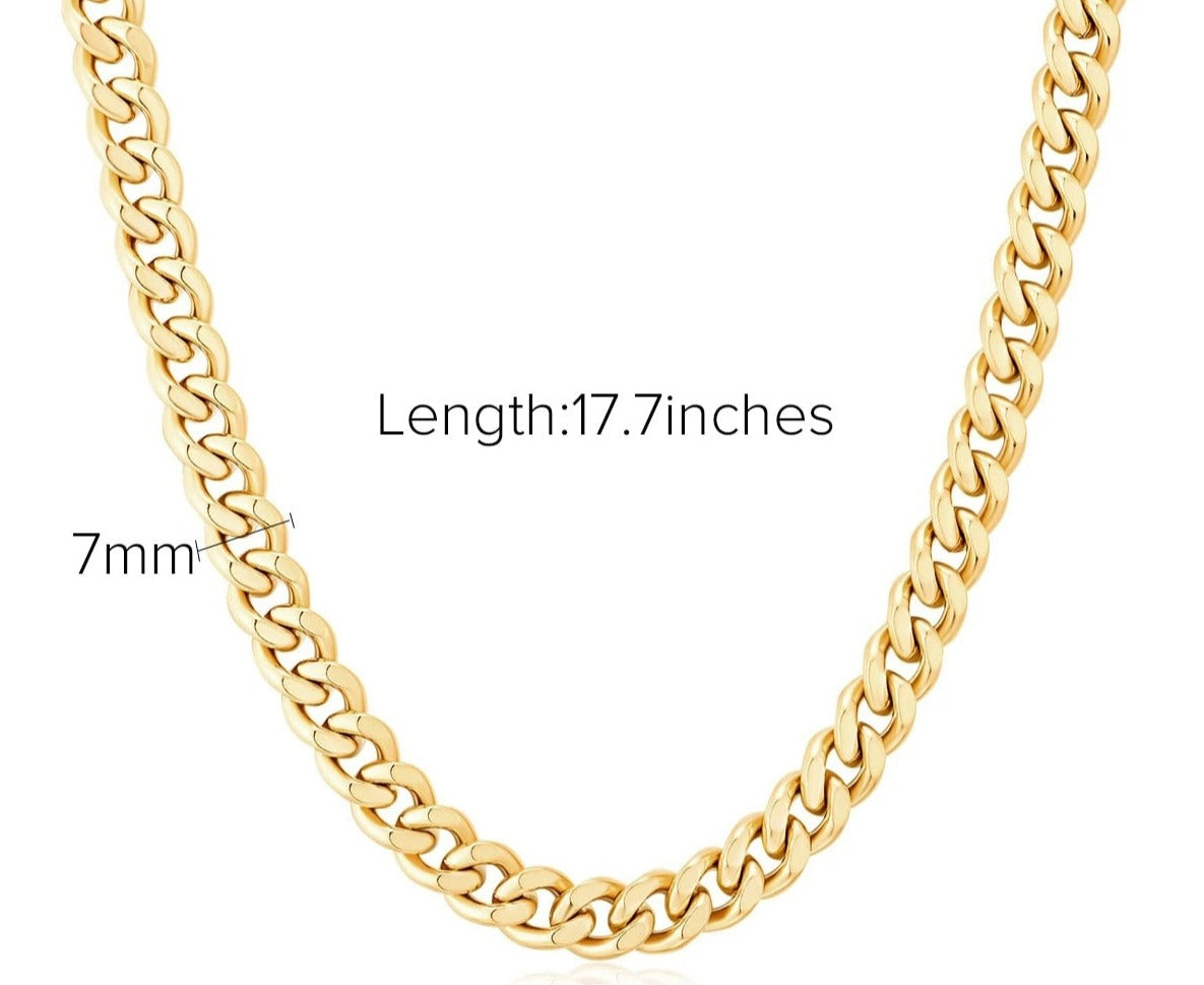 18K Gold IP Plated Layered Necklace