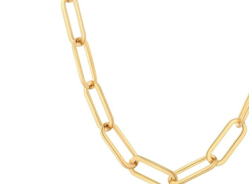 18K Gold IP Plated Layered Necklace