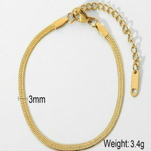 Various Gold Bracelets