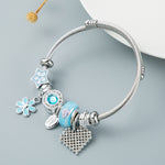 Carica l&#39;immagine nel visualizzatore di Gallery, Stainless Steel Evil Eye Bracelet Adjustable-Various Styles

