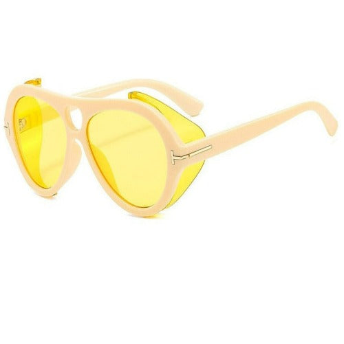 Retro Round Gradient Sunglasses