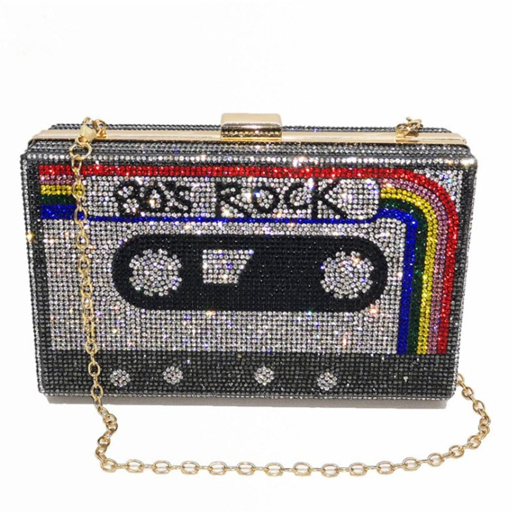 Rhinestone Party Clutch