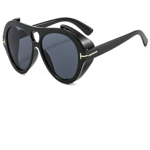 Retro Round Gradient Sunglasses