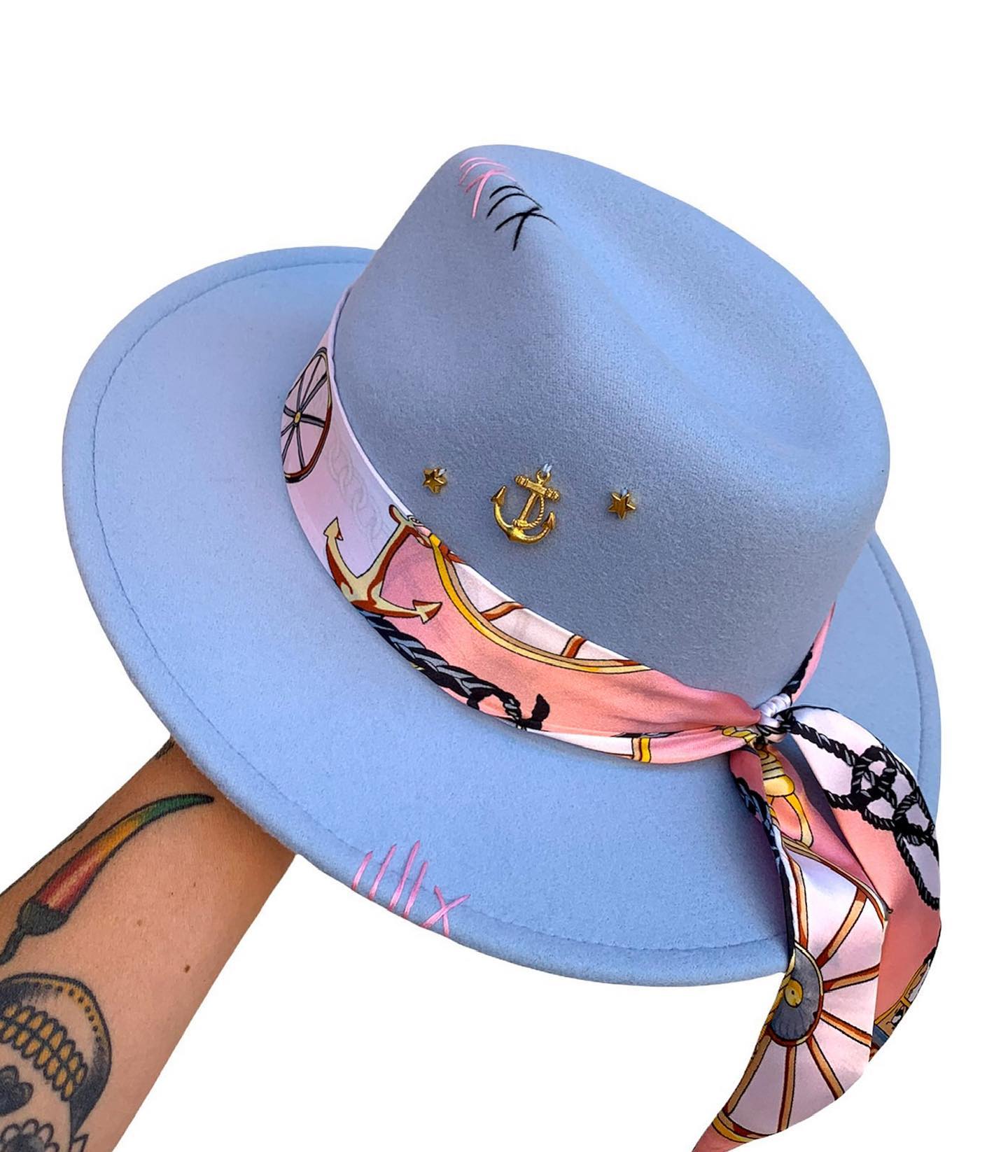 Hand-stitched Fedora