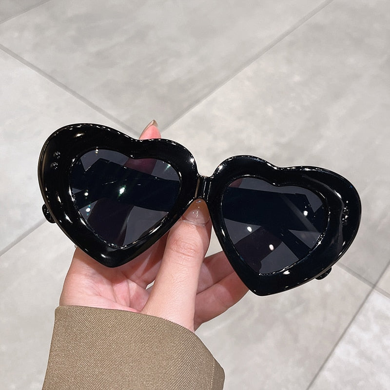 New Multicolored Heart Shape Sunglasses