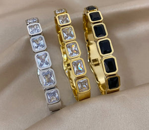 Stainless Steel Crystal Bracelets