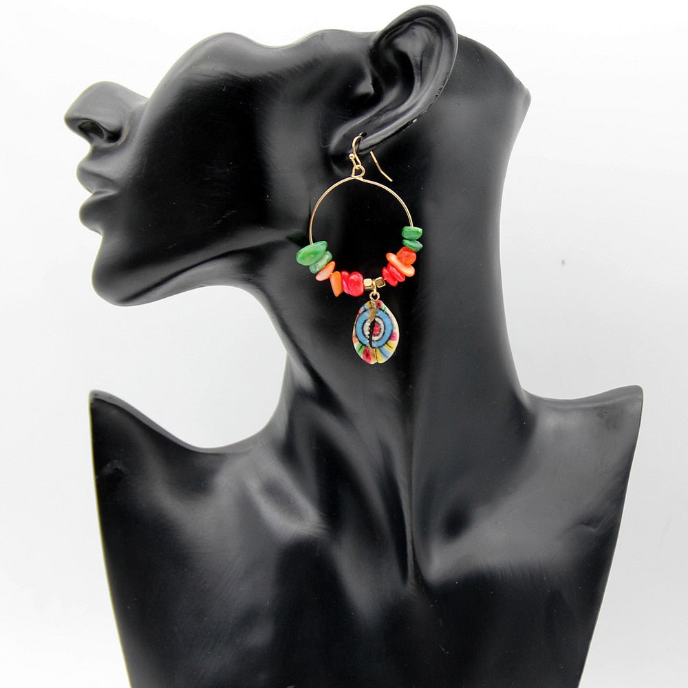 Shell Drop Earrings