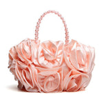 Load image into Gallery viewer, Satin Rose Clutch
