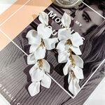 Load image into Gallery viewer, Flower Petal Dangle Earrings
