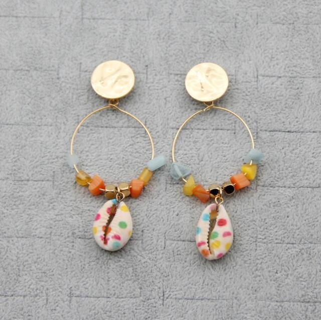 Shell Drop Earrings