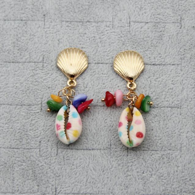 Shell Drop Earrings