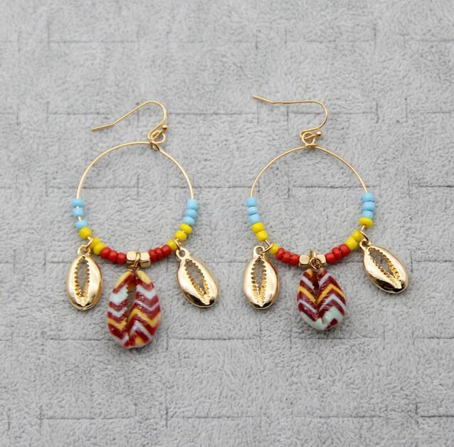 Shell Drop Earrings