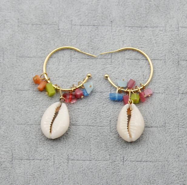 Shell Drop Earrings