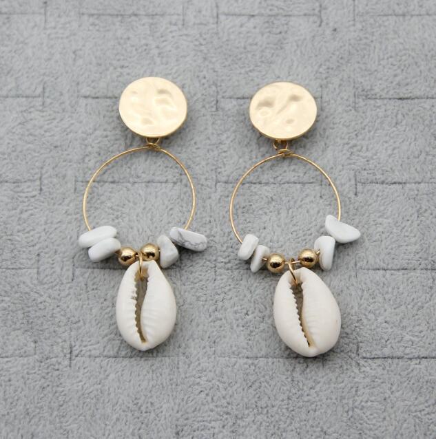 Shell Drop Earrings