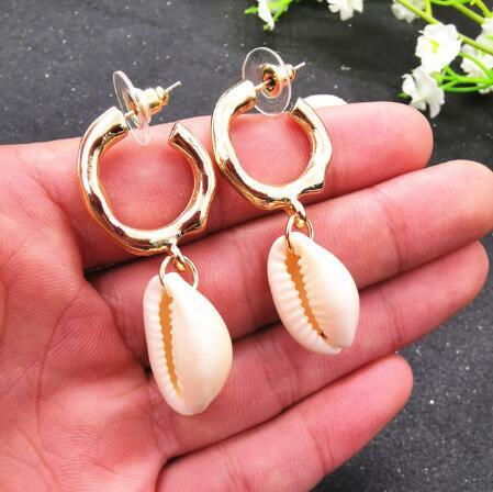 Shell Drop Earrings