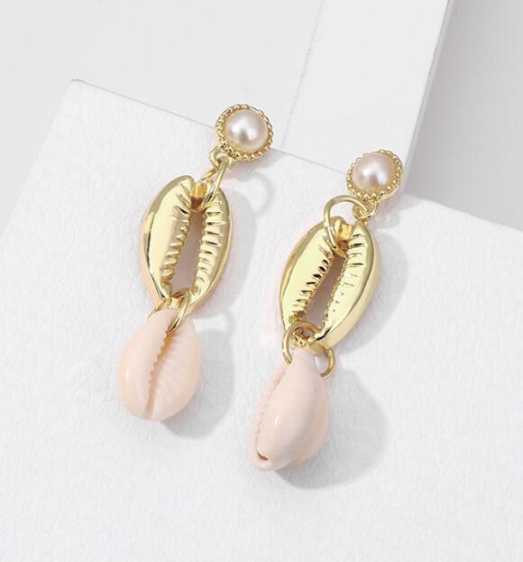 Shell Drop Earrings