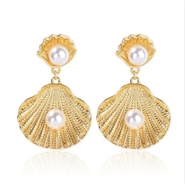 Shell Drop Earrings