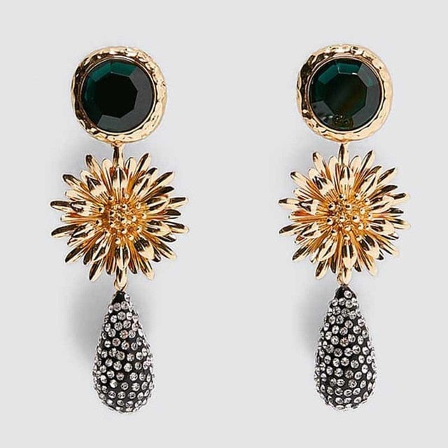 Various Crystal and Drop Earrings